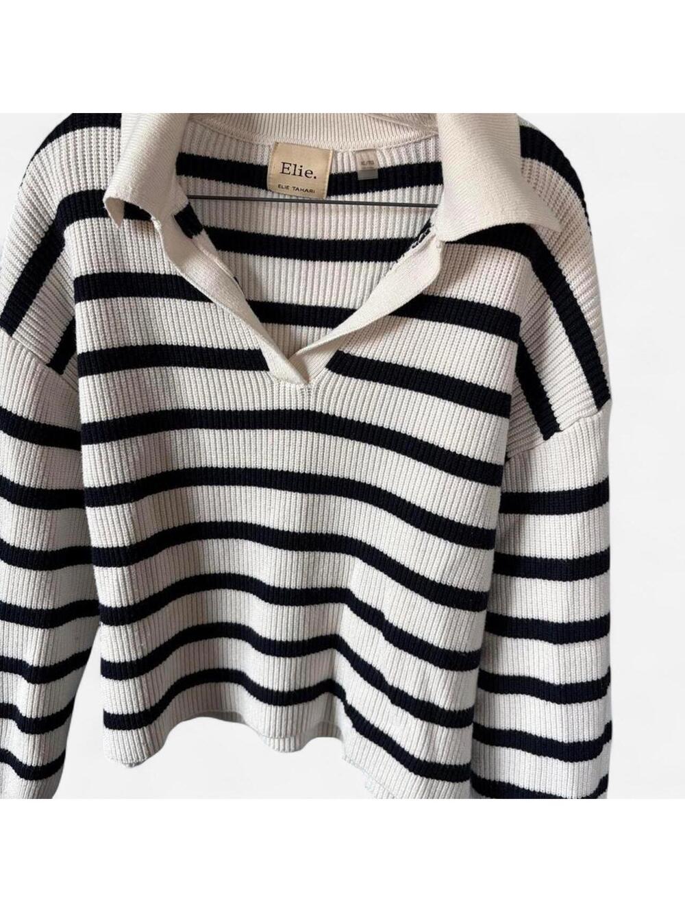 Elie Tahari Women's Multi and Cream Jumper